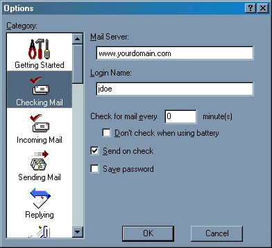 Checking Mail