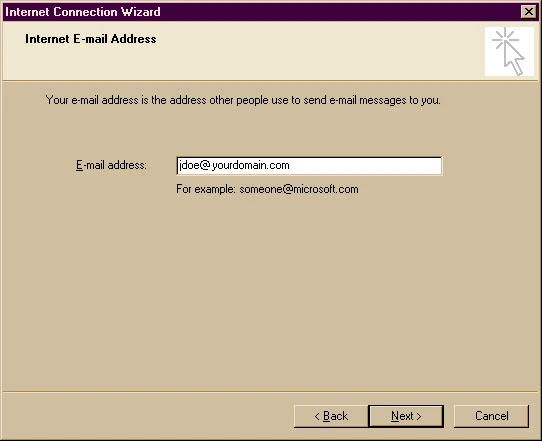 ICW - E-Mail Address